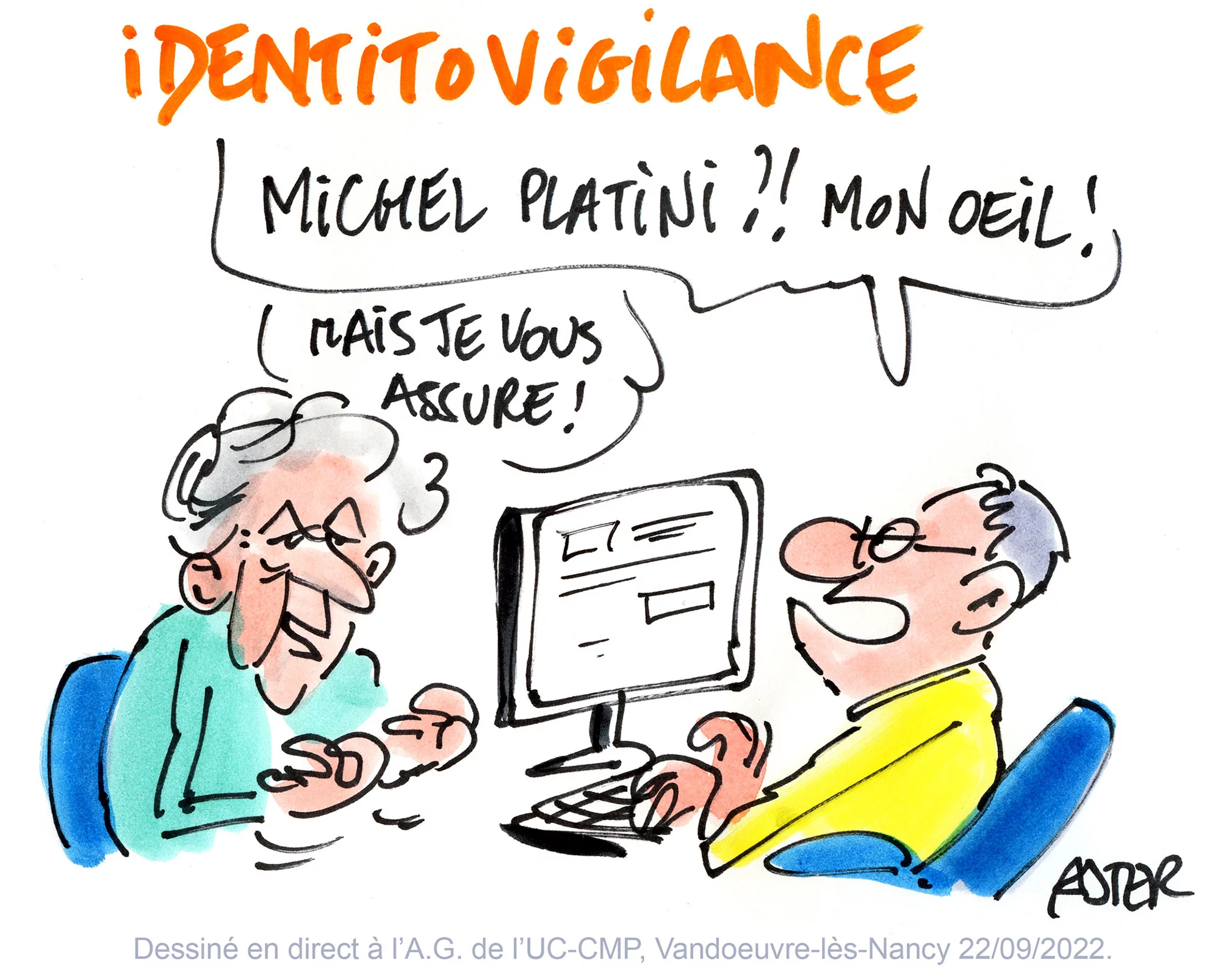 Dessin en direct pour illustrer les moments clés d'une convention