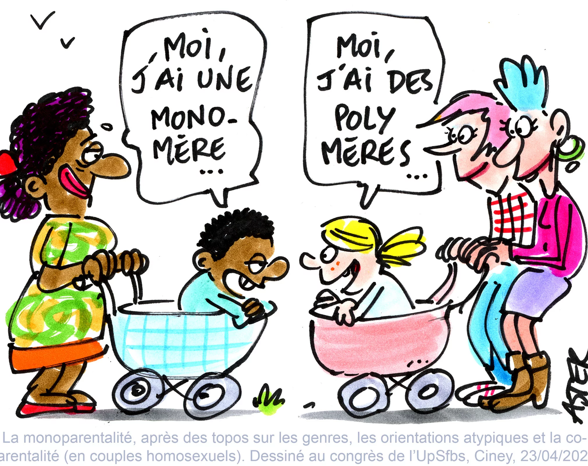 Dessin humoristique en direct pour rythmer un moment de partage