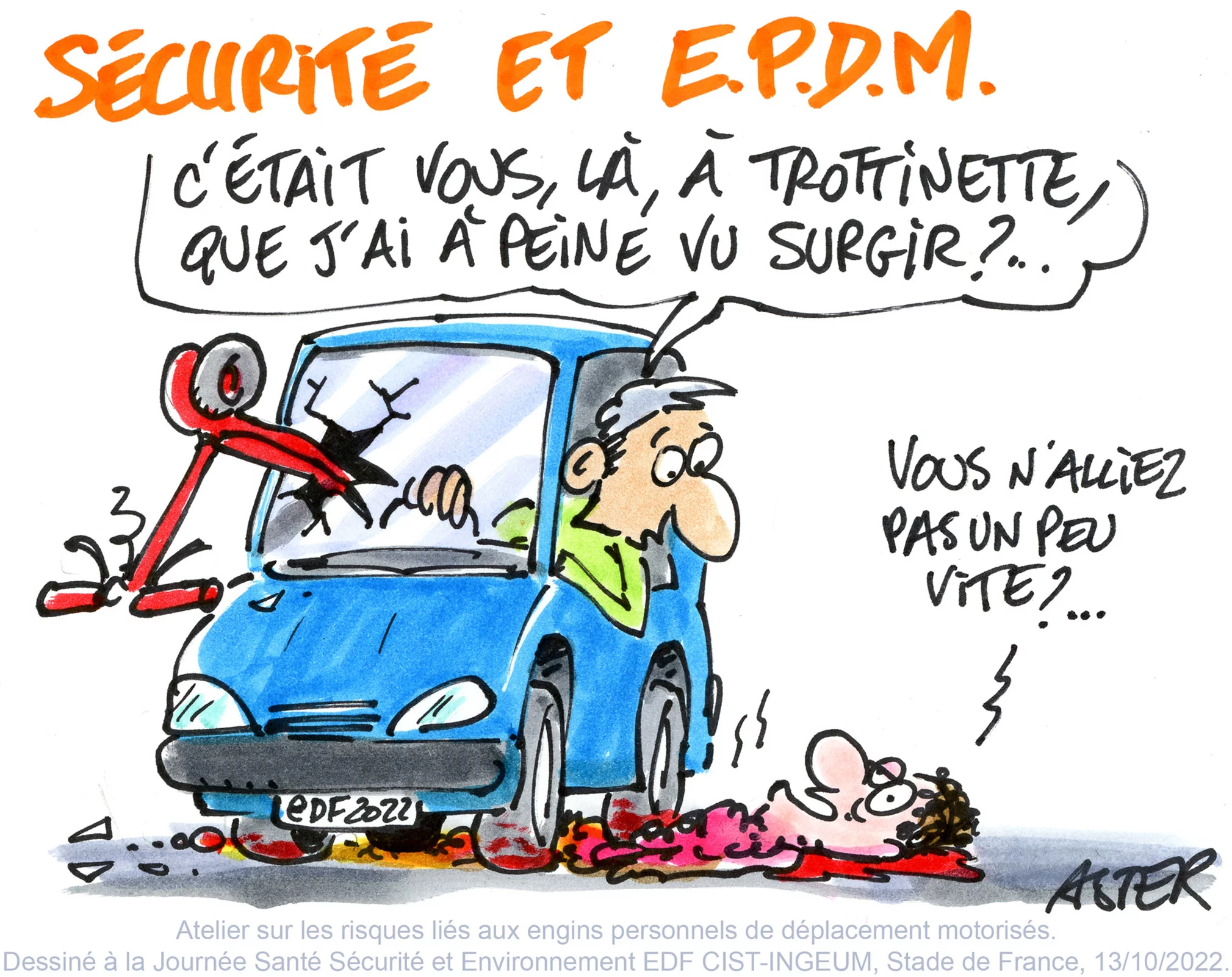 Animation visuelle et dessin en live sur la sécurité au travail pendant une réunion