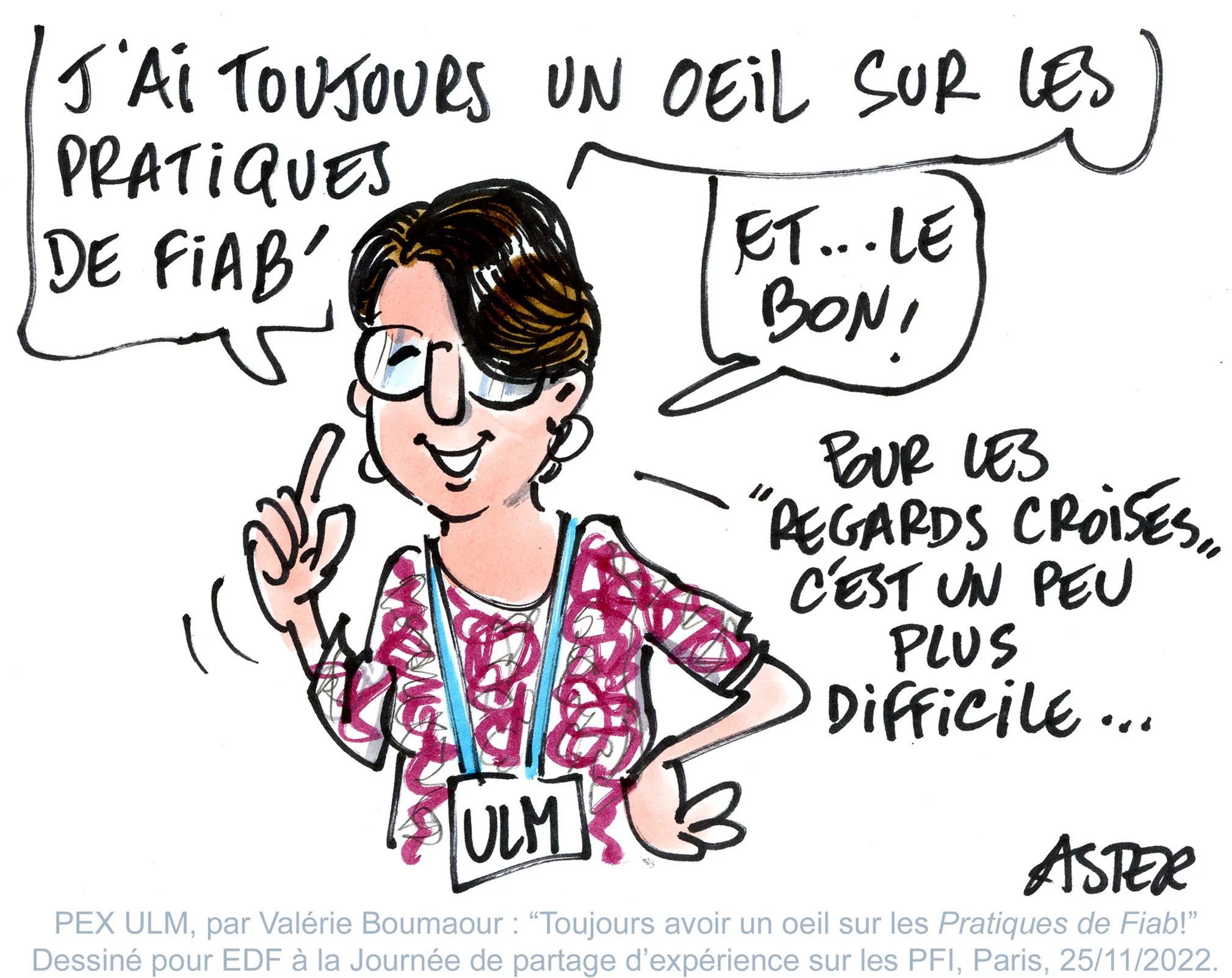 Illustration réalisée sur le vif présentant les pratiques de fiabilité
