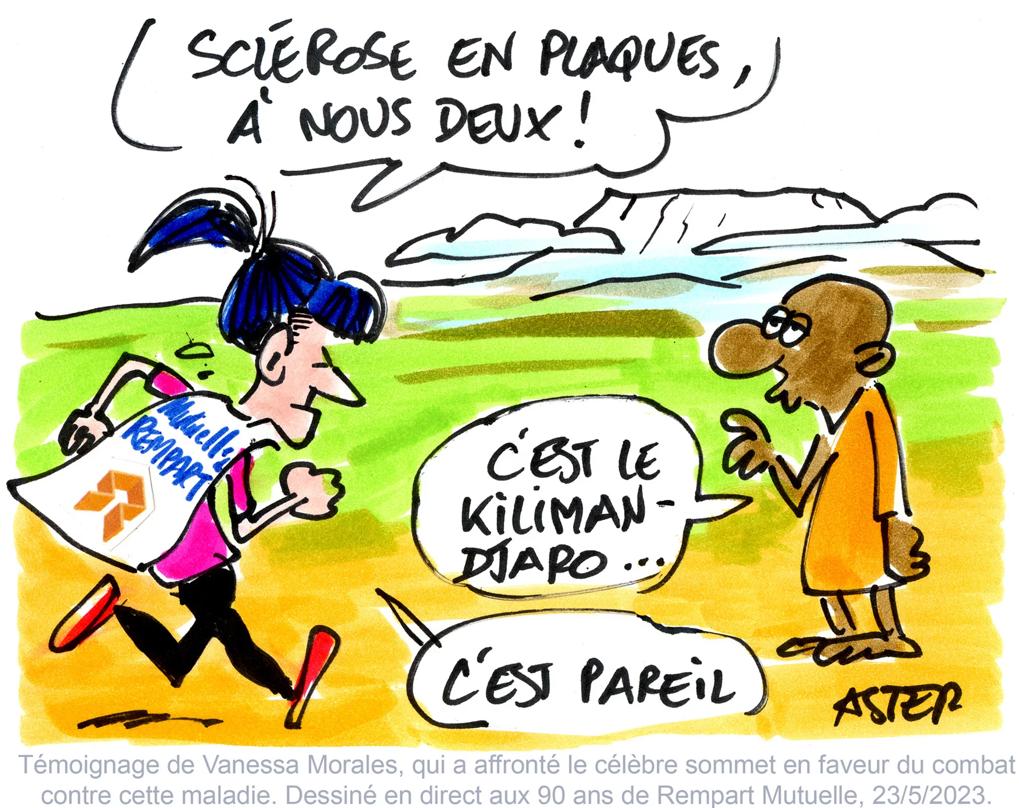 Dessin en live illustrant les enjeux de la RSE (Responsabilité Sociale des Entreprises)